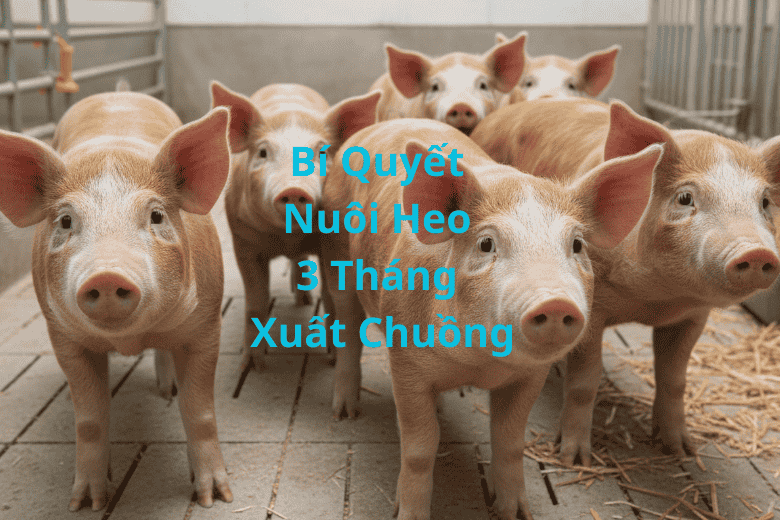 bi quyet nuoi heo 3 thang xuat chuong