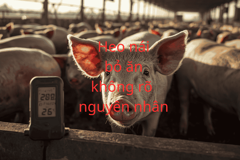 Những sai lầm tai hại khiến heo nái bỏ ăn nặng thêm